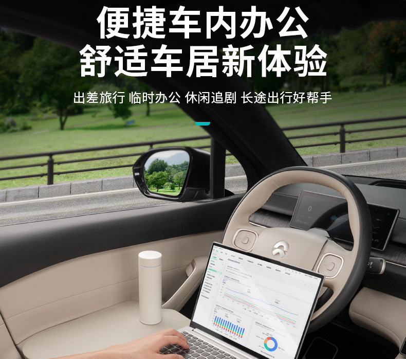 Suitable for Nio Es6Ec6Es8Et5Et7Ec7 Car Small Table Foldableable Computer Table Dining Table Supplies Wholesale