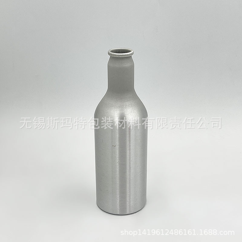 源头厂家275ml长颈饮料啤酒果汁铝瓶 王冠盖侧拉盖可搭配使用