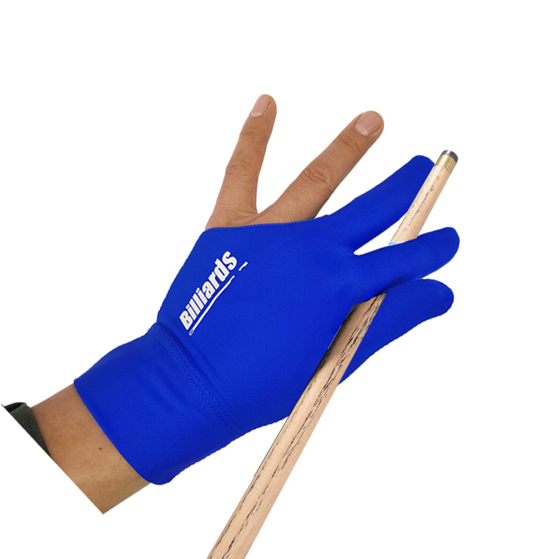 Guanti da biliardo professionali a tre dita, sottili, traspiranti, di alta qualità, antiscivolo, senza dita, modello allungato._voghion.com