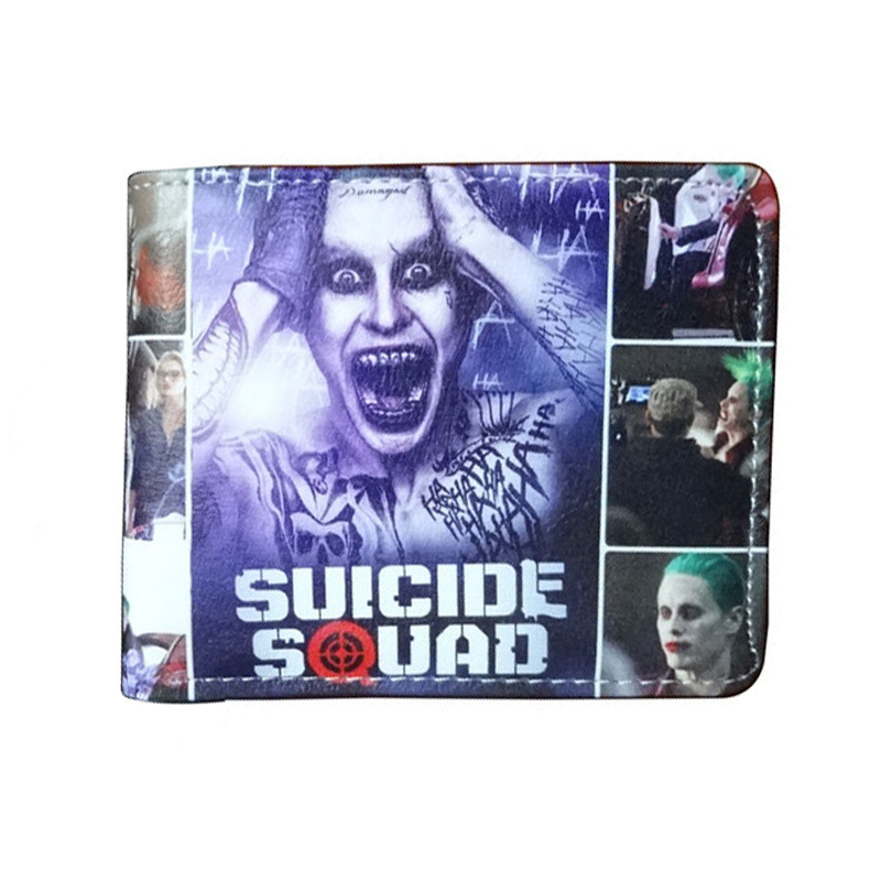 Black Jack Knight billetera corta de dos veces Héroe de dibujos animados estudiante monedero