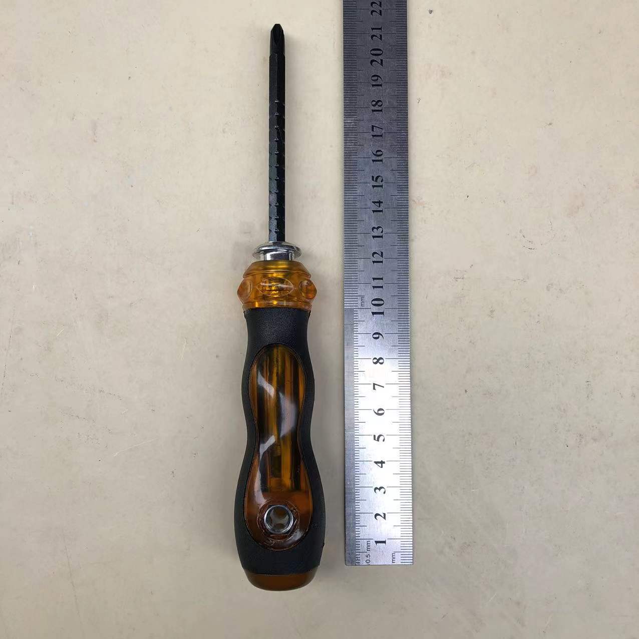 FUENTE fabricante cacahuete destornillador telescópico de doble propósito destornillador de doble propósito pulgadas medio destornillador