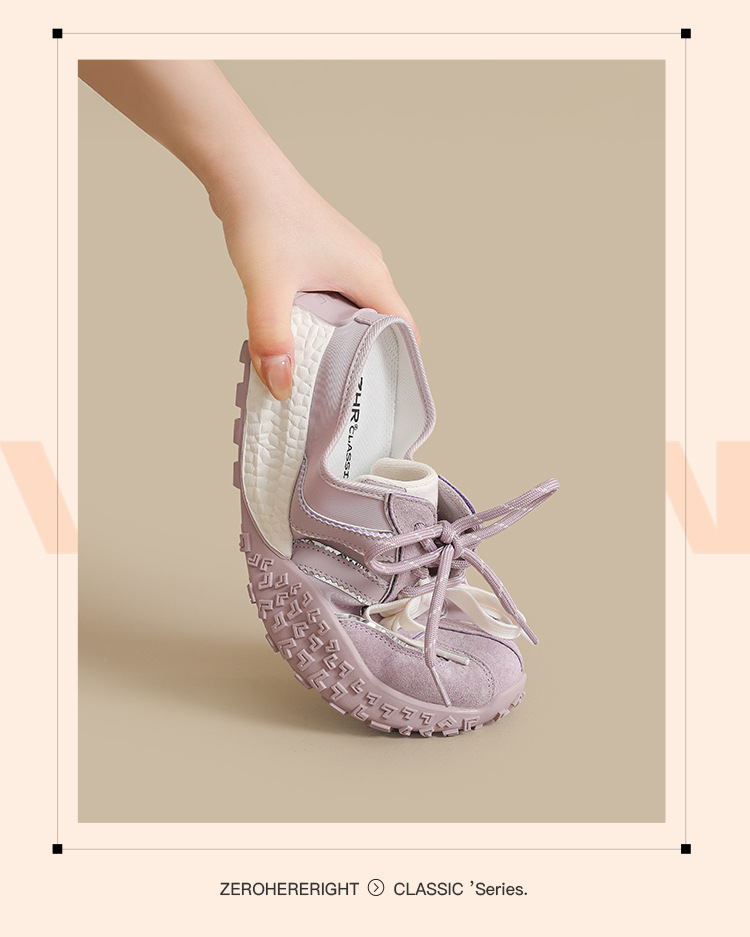 Dép sandal nữ xỏ ngón đế bệt phong cách thể thao Đức Huấn — KS110T Màu tím chi tiết 9