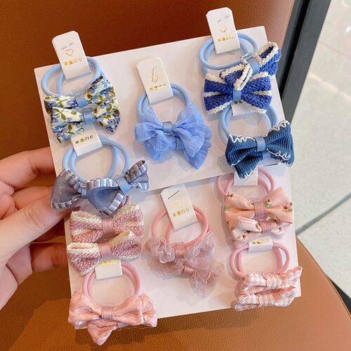 New Children's Hairband for Girls, Baby Hair Ties without Harming Hair, Little Girl Rubber Bands, Famous Butterfly Knot Hair Accessory