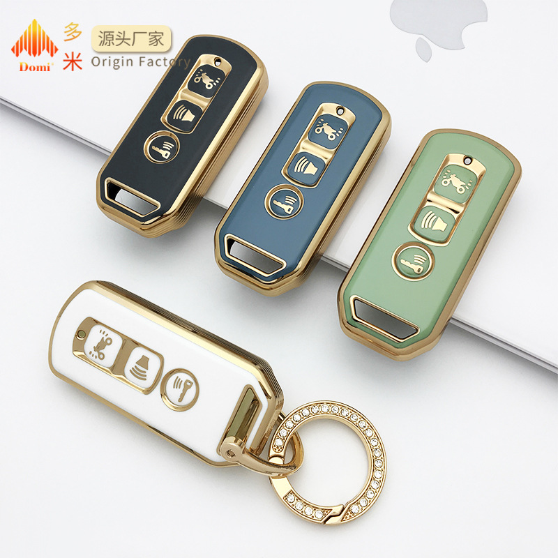 Cross-Border Hot-Selling Product Suitable for Benfield Honda Ns110R Pcx150 Motorcycle Protective Cover with Electroplated Gold Edges Wholesale