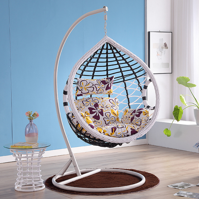 검은 색 + 흰색 큰 손 트위스트 가장자리 두꺼운 가지