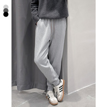 PLUS素町百搭宽松休闲长裤女秋季松紧腰松弛感显瘦小脚卫裤运动裤
