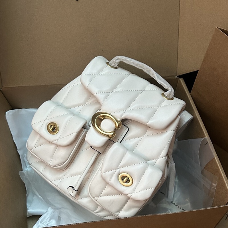 Koujia 26 New Model Tabby21 Genuine Leather Backpack, Chanel-Style Quilted Chain Shoulder Bag, Single Shoulder Crossbody Bucket Bag Koujia 26 New Model Tabby21 Genuine Leather Backpack, Chanel-Style Quilted Chain Shoulder Bag, Single Shoulder Crossbody Bucket Bag