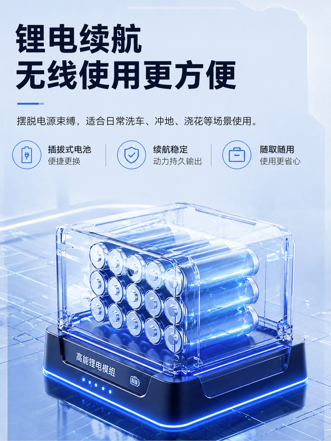 High-Pressure Car Wash Water Gun for Home Use, 230W Car Washer, Powerful Floor Cleaning, Air Conditioner Cleaning Machine, Car Use, Booster Wireless Gadget