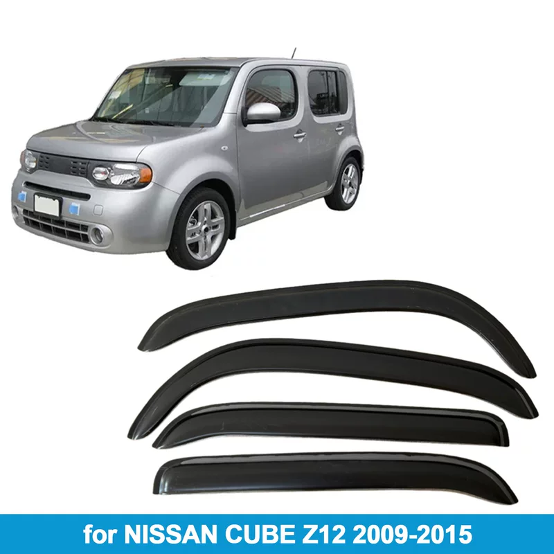 Подходит для Nissan Cube Z12 2009-2015 дождь и солнечный щит боковой ветровой дефлектор, лобовая тень, утолщение Note