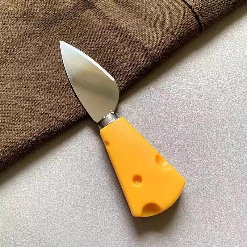 ins queso tenedor pequeño picnic occidental encantador cubiertos portátiles mango cuchillo cuchara tenedor de frutas set cuchillo de filete