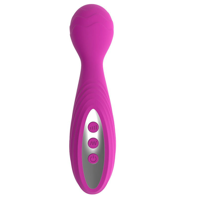 Mousse de moda para adultos suministros vibrador mini recargable masaje eléctrico palo femenino TiDi masturbación AV vibrador