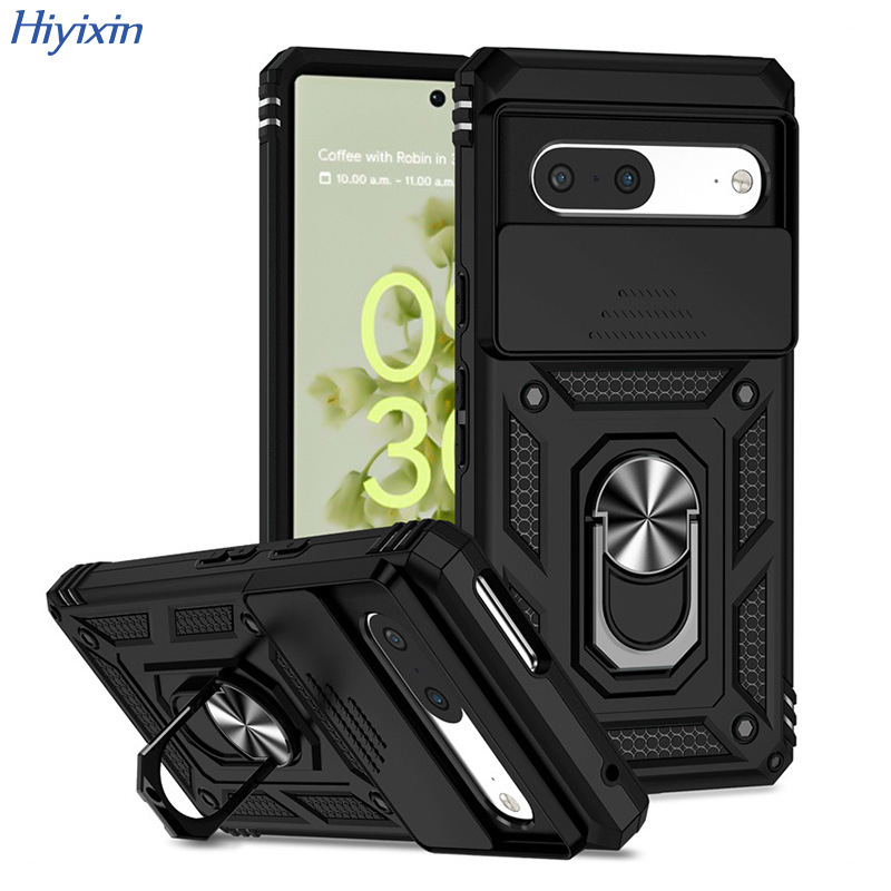 For Google 8Pro Sergeant Ring Push Window Phone Case Google Pixel 9 Magnetic Anti-drop Protective Case For Google 8Pro Sergeant Ring Push Window Phone Case Google Pixel 9 Magnetic Anti-drop Protective Case