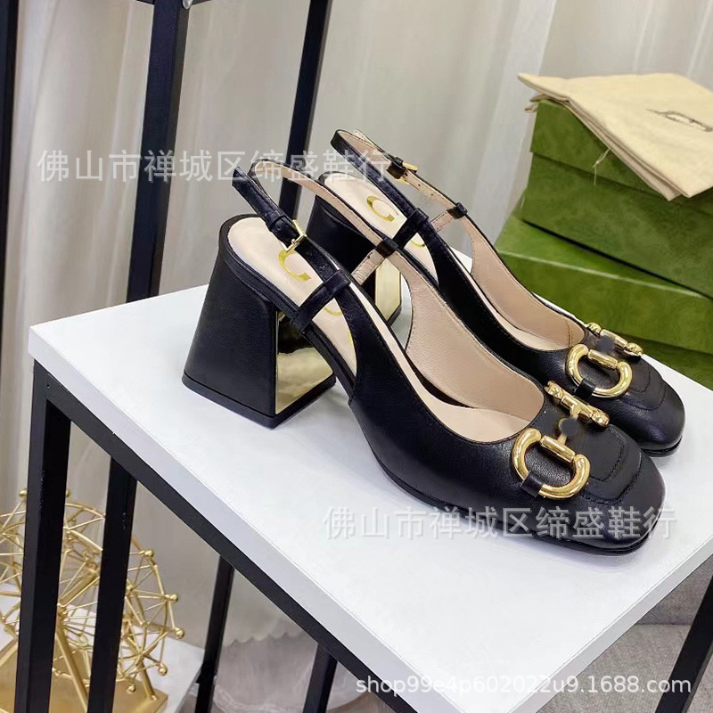 2026 Spring/Summer New High-Heeled Hollow Out Closed-Toe Back-Strap Chunky Heel Mary Jane Sandals for Women, European and American Fashionable and Elegant Single Shoes 2026 Spring/Summer New High-Heeled Hollow Out Closed-Toe Back-Strap Chunky Heel Mary Jane Sandals for Women, European and American Fashionable and Elegant Single Shoes