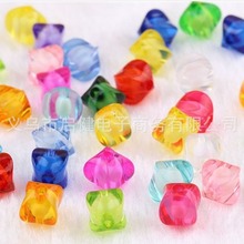 手工串珠diy材料包10mm珠中珠四角珠编纸巾盒亚克力珠子散珠配件