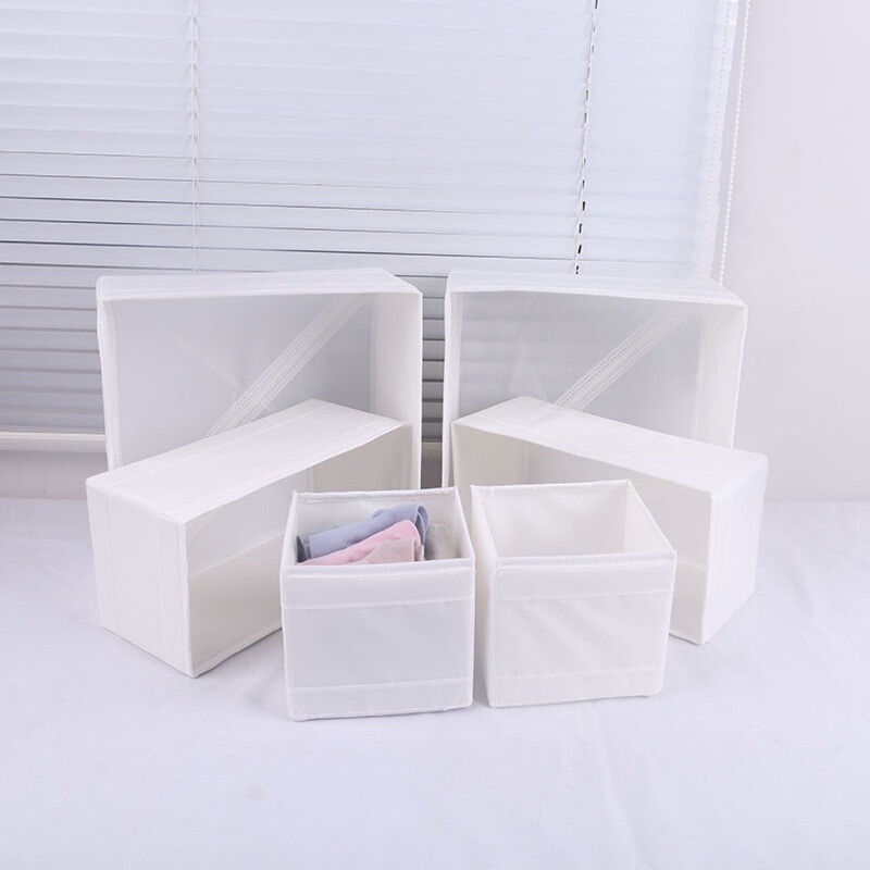 Six-piece Oxford cloth drawer set for shopping mall special offer washable storage box underwear socks organizing box