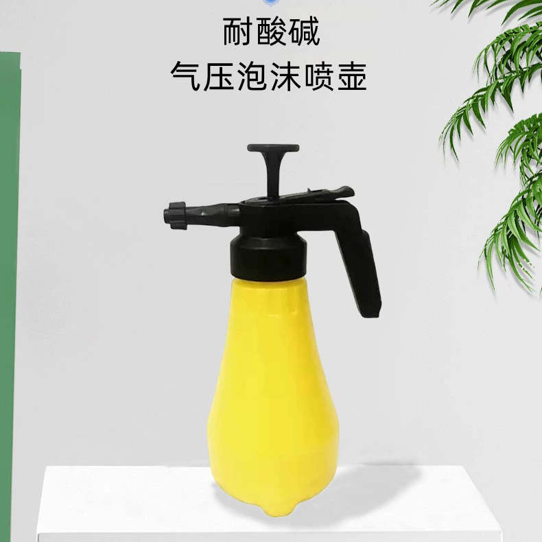 Автомойка специальная пена большая лейка с сильной кислотно-щелочной атмосферной лейкой для чистки лейки 1.8L ручной распылитель