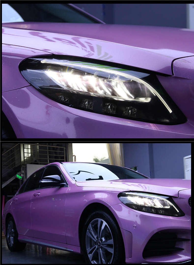 Car Headlight Blackening Film, Rear Taillight Matte Film, Car Light Color Changing Film, Glossy Black Translucent Low-Adhesion Protective Film