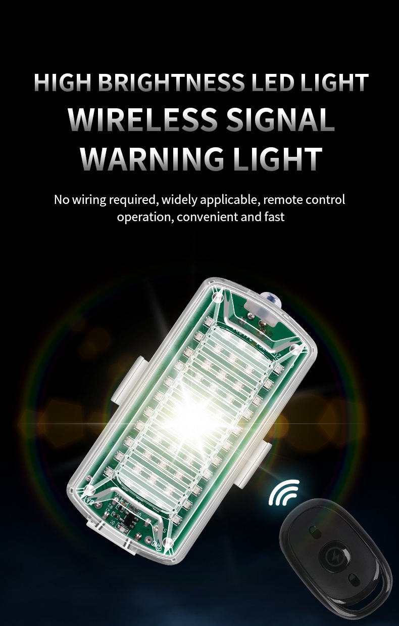 M6S large-capacity car, motorcycle, electric vehicle, aircraft light, modified drone flash light, outdoor warning light