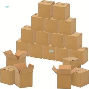 100 Corrugated Paper Boxes 4x4x4 (10x10x10cm) Yellow���㼈��
