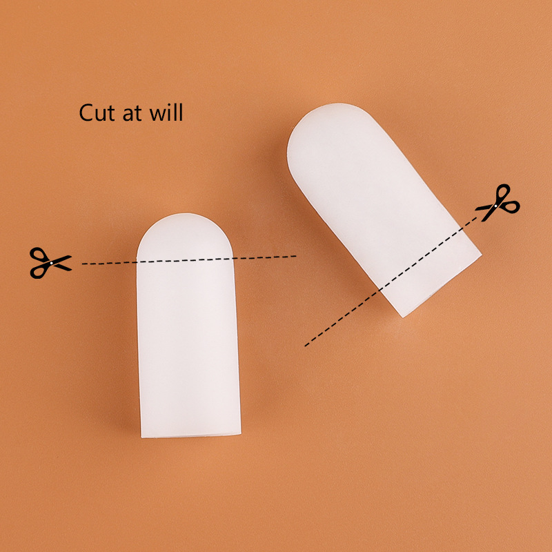 Finger and Toe Friction Protection Covers, Silicone Toe Covers, Moisturizing Sports Protective Covers, Finger Covers, Toe Protectors