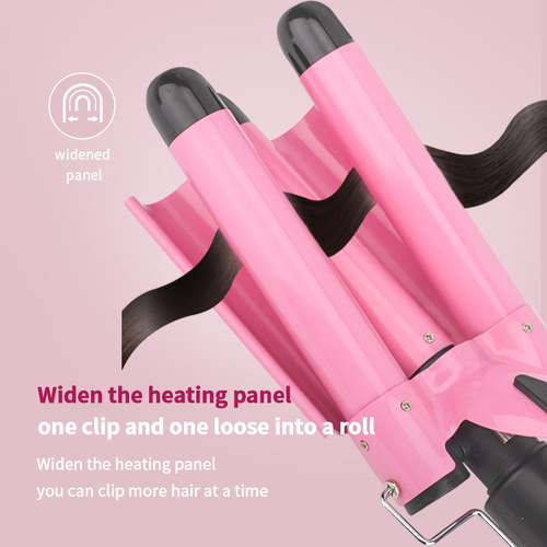 Cross-border negative ion curling iron wave egg curling iron large wave plates curling iron 25 large curls three-bar hair curler