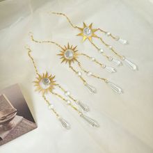 金属挂件手工风铃挂饰车载装饰crystal sun catcher水晶太阳捕手