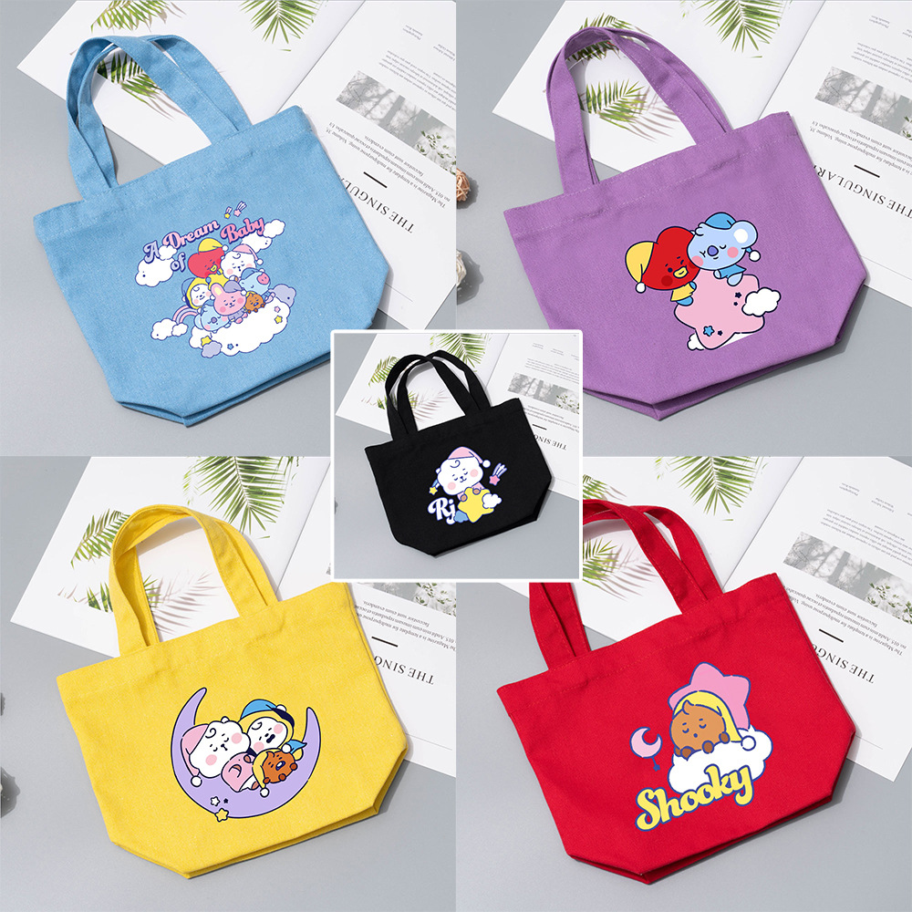防弹少年团A Dream of Baby宝宝手提包帆布手提包便当收纳袋
