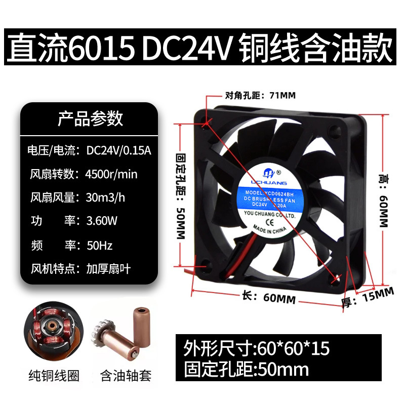 ventilador de flujo axial pequeño ventilador de ventilación image 13