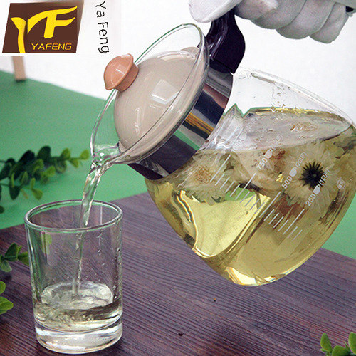 Ya Feng Direct Fire Kettle Large Capacity Heat-Resistant Glass Teapot Water Cooler Kettle Boiling Water Pot Cold Water Pot Suitable for Boiling