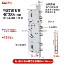 防盗门大门智能锁指纹锁体 防卡半钢霸王锁体 指纹锁体 厂家直销