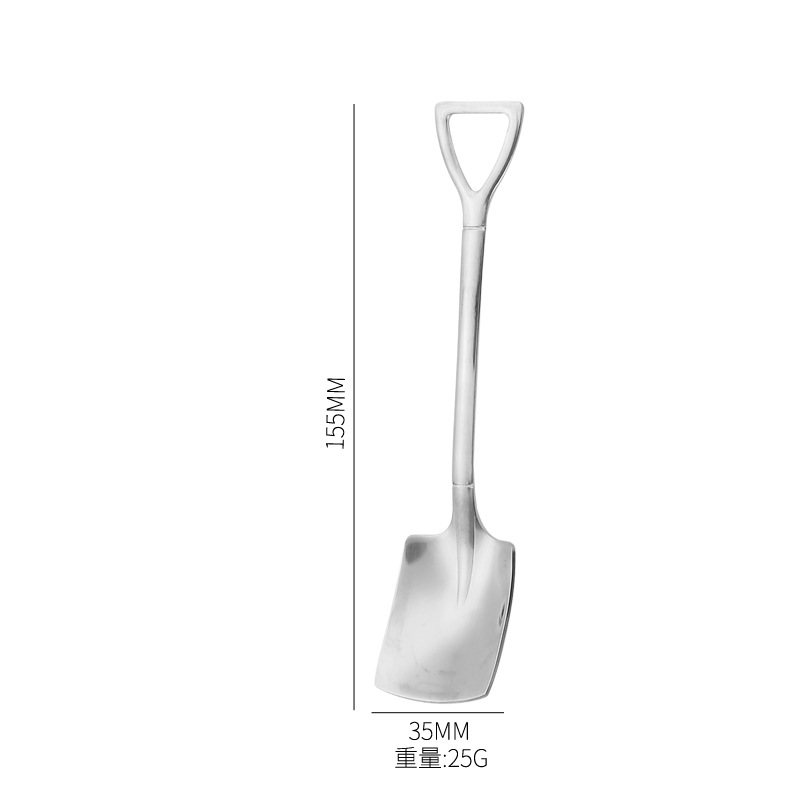 304 de acero inoxidable cuchara de sandía creativo Red rojo pala cuchara de helado pala cuchara Niños Bebé postre cuchara de helado