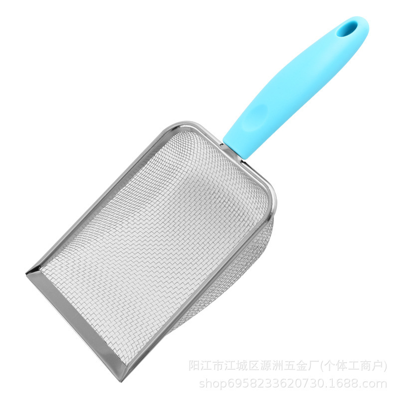 不锈钢猫砂铲宠物便便过滤铲矿砂膨润土猫咪铲赶海铲子爬宠沙漏|undefined