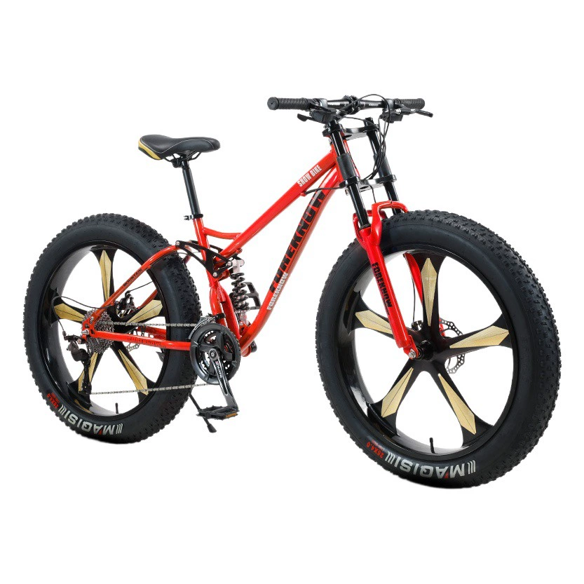 Переменная скорость внедорожный пляжный Снежный горный велосипед амортизация для взрослых Сверхширокая 4,0 большая шина мужской и женский студенческий велосипед