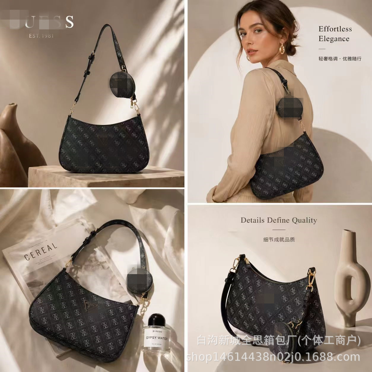 2026GS Women's Printed Underarm Bag, Single Shoulder Crossbody Bag, Large Capacity Women's Bag, Summer Printed Bag, Women's Cross-Border Bag