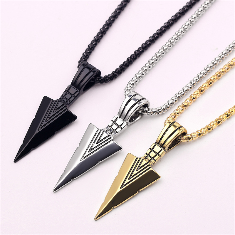 1 Piece Fashion Arrow Alloy Plating Menu0027S Pendant Necklace