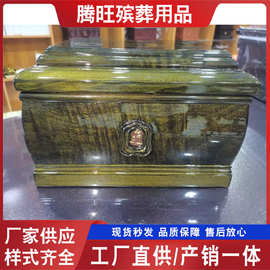 新款高档阴沉木骨灰盒  实木骨灰盒下葬寿盒 殡葬用品保护罩加厚