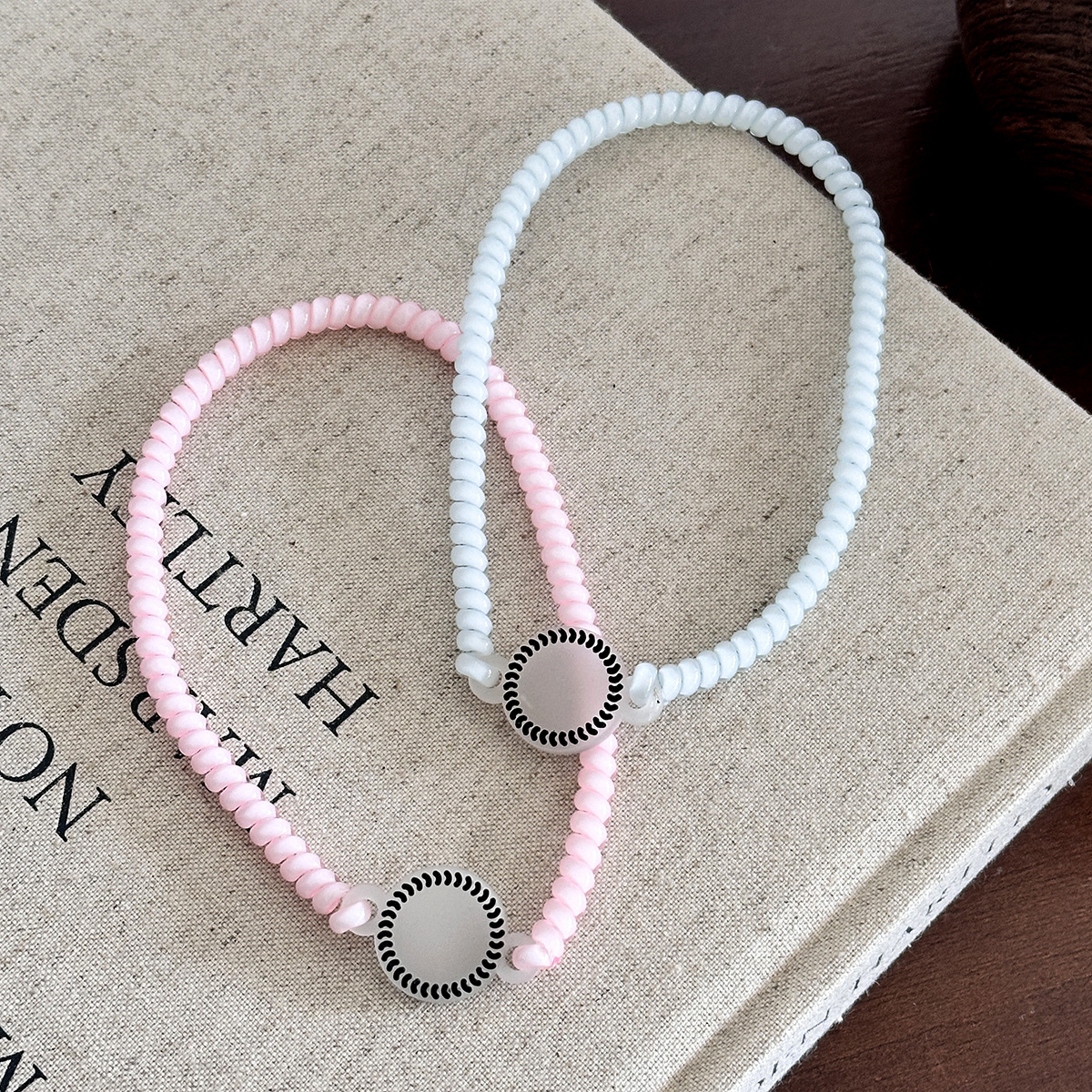 Banda para el cabello de línea telefónica Pingti para mujer TT círculo de celebridades de Internet deportes moda nicho accesorios para el cabello de cola de caballo sentido avanzado lavado de cara cuerda para el cabello