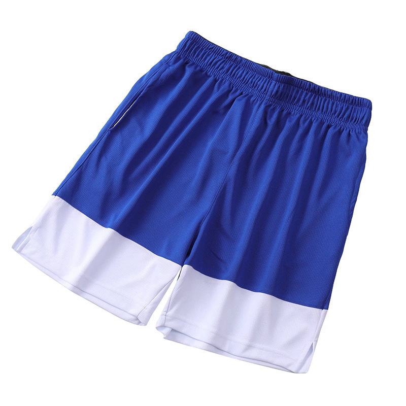 Pantalones de baloncesto de empalme para hombres americanos sueltos de cinco puntos de playa secado rápido correr entrenamiento de fitness pantalones deportivos de hombre