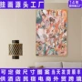 定制客厅酒店玄关挂画
