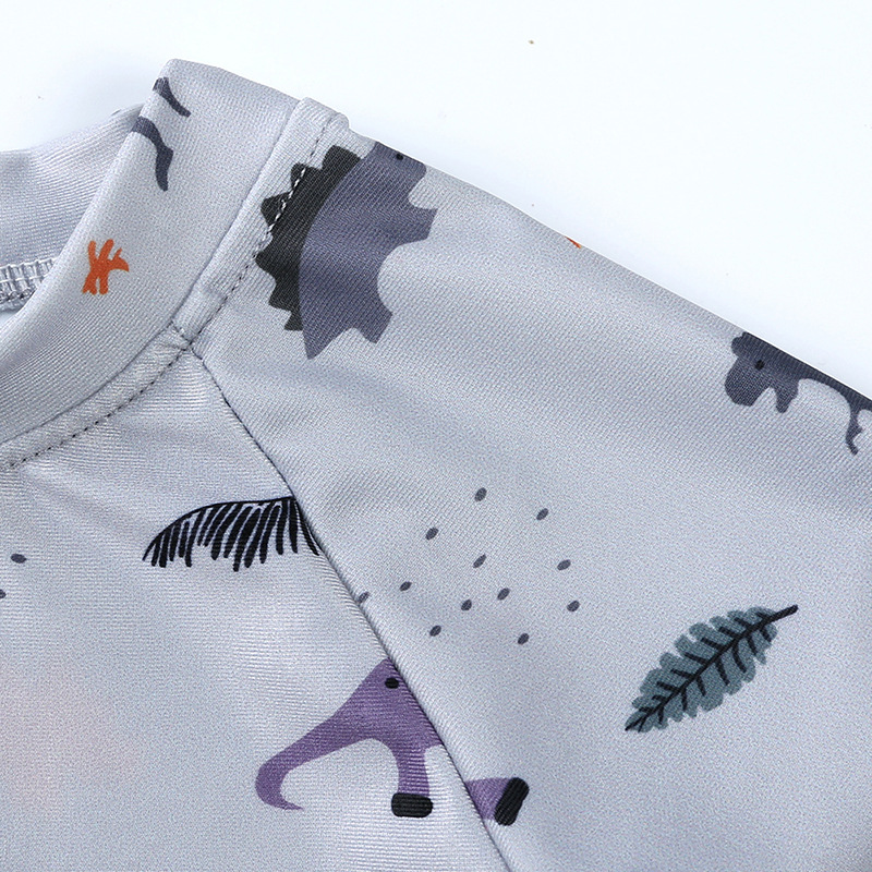 132g Weight split swimsuit, Kids Clothing Sets Children's Clothing Type Long Sleeve Sleeve Length Polyester Fabric Type Pants Sets Sets Type 2 Pieces Set Quantity Holiday, Selfie Occasion Round Neck Neckline Regular Fit Fit Type Cartoon Pattern 2025 Spring and Summer Season Girl'S, Boy'S Gender Casual, Elegant, Cute Style Girl'S Boy'S Cartoon Pants Sets Kids Swimwear 4