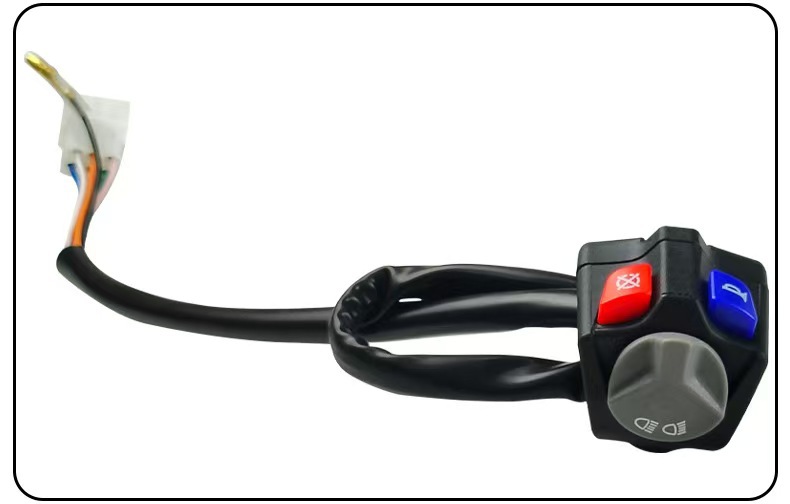 Off-Road Motorcycle Modification Parts Original Switch Suitable for Ktm High/Low Beam Switch Ignition and Shutdown Button