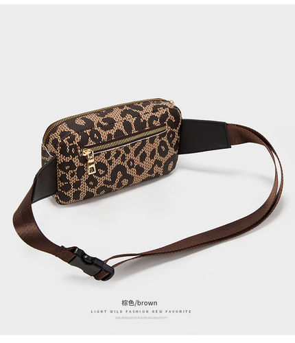  New Printed Waist Bag for Women, Sports Running Phone Waist Bag, Fashion Outdoor, New Wallet, Dropshipping One Piece