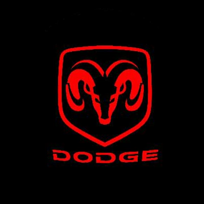 License plate lamp welcome light special door - dodge-3