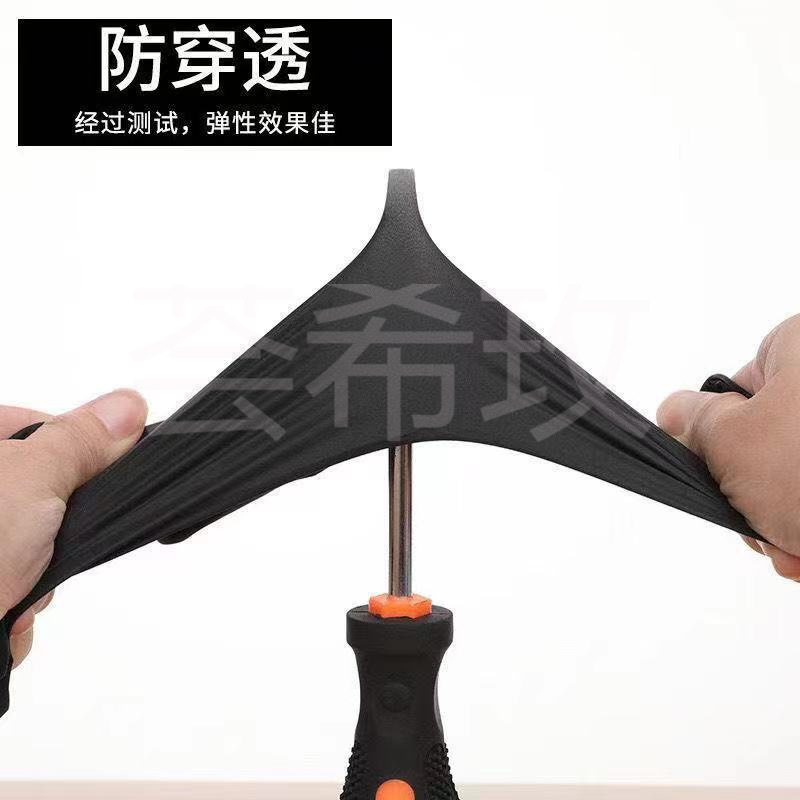 美容院一次性复合丁晴手套黑色手套纹眉漂唇橡胶手套纹绣耗材50装
