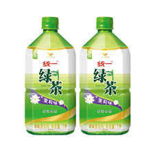 统一绿茶低糖茉莉1升*8瓶整箱味茶饮料1000ml畅饮装夏日饮品 批发