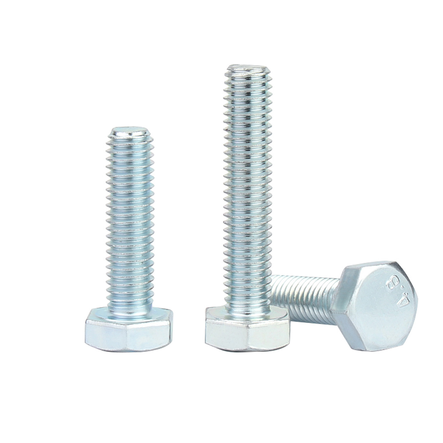 Jinchao 4.8-level galvanized hexagonal screw bolt with extended screw M6M8M10M12M14M16M18