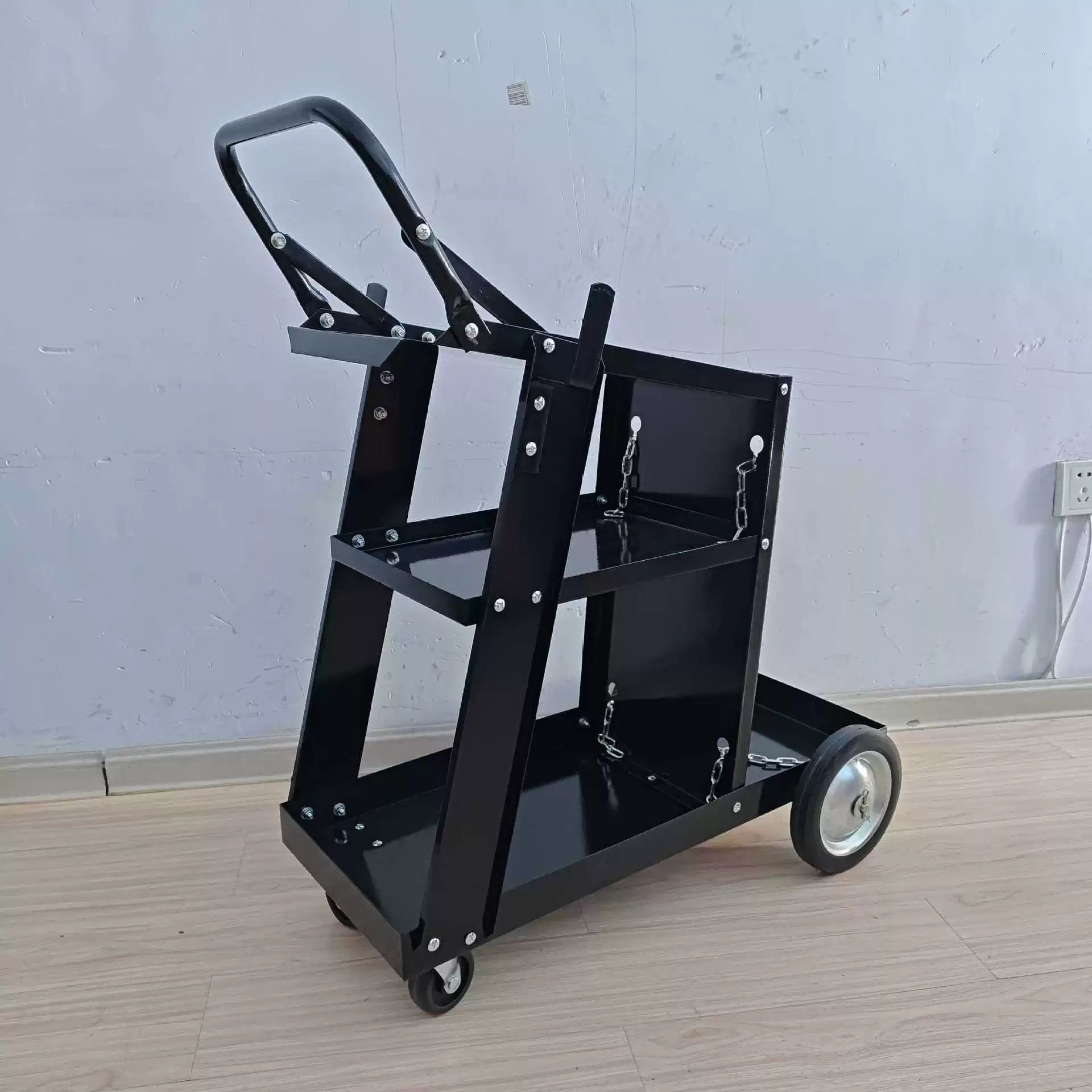 Сварочная тележка, заводская мастерская, тележка для инструментов, охрана труда, сварочный мотоцикл