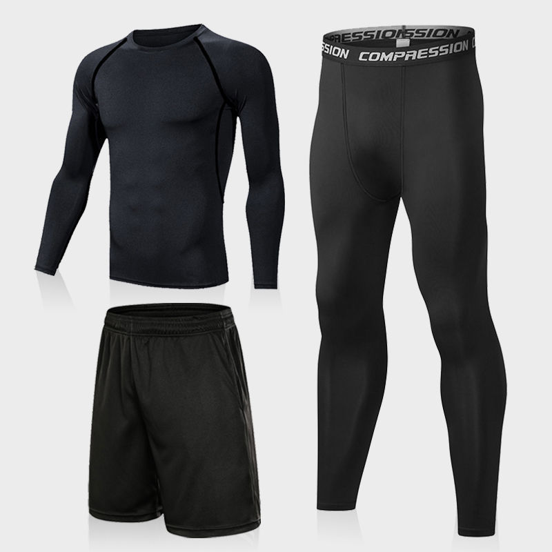 1001 블랙라인 긴팔 쓰리피스세트