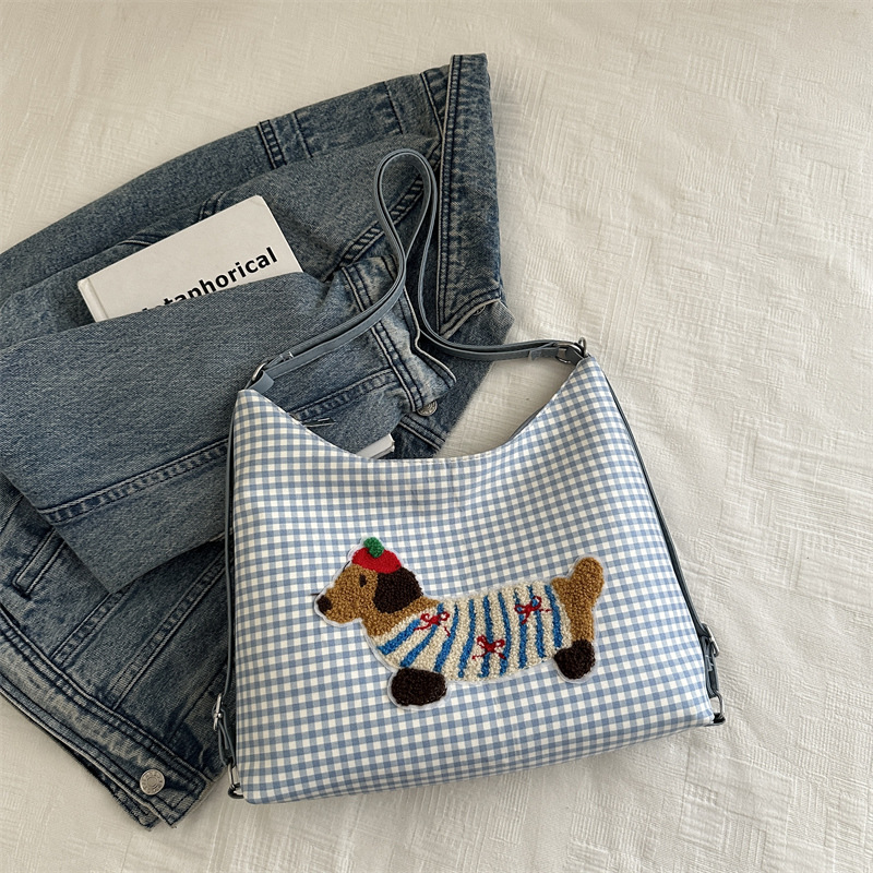 Casual bolso para perros bolsas de lápiz para mujeres 2024 nueva mochila de viaje ligera de un solo hombro bolso de gran capacidad mochila