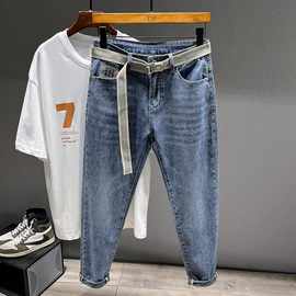 2023秋季新款弹力小脚牛仔裤男JEANS MEN